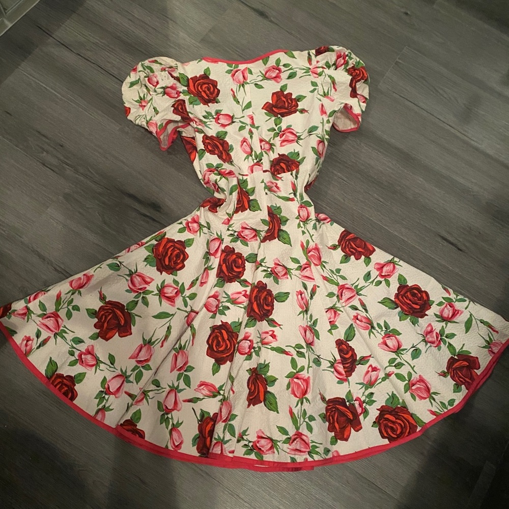 Betsey Johnson rose dress size 2